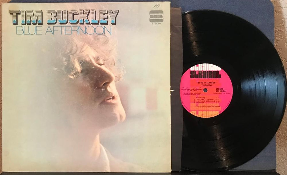 TIM BUCKLEY BLUE AFTERNOON~1969 STRAIGHT 1st PRESS LP~ACID WASHED FOLK ROCK