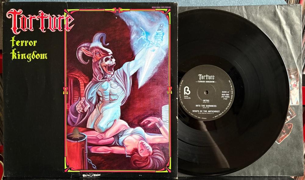 TORTURE TERROR KINGDOM~1987 BETA RECORDS MEXICO ONLY LP w/INNER SLV~THRASH METAL