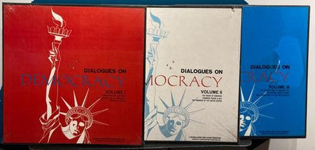 DIALOGUES ON DEMOCRACY Vol. 1, 2, 3~3LP BOX SETS~SEALED~9 LPS~1966 WESTERN ELEC