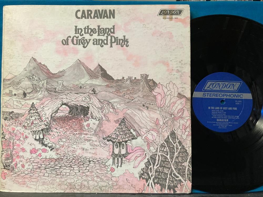 CARAVAN IN THE LAND OF GREY AND PINK~VG++ OG 1971 LONDON DEEP GROOVE~BELL SND SF