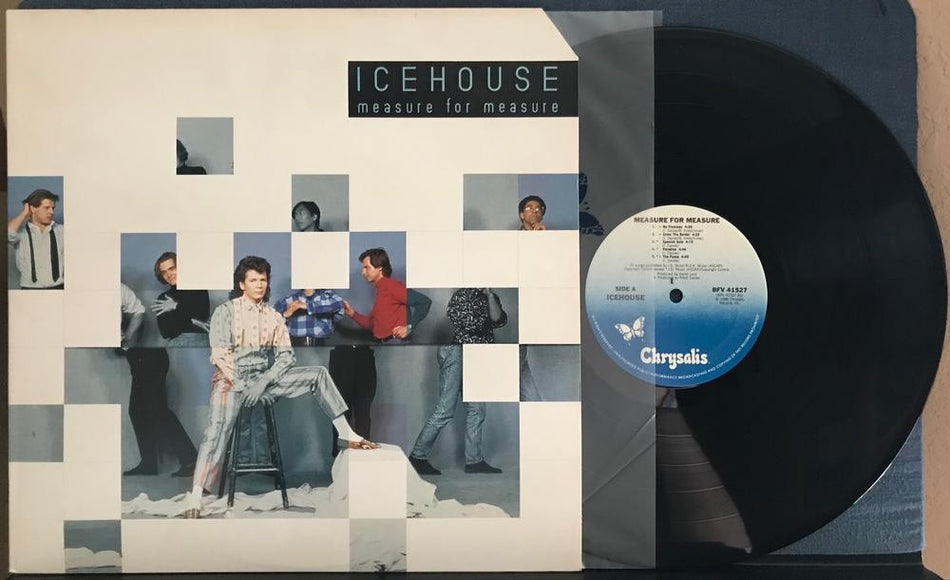 ICEHOUSE MEASURE FOR MEASURE~NM- 1986 CHRYSALIS 1st PRESS LP~STERLING~SYNTH-POP