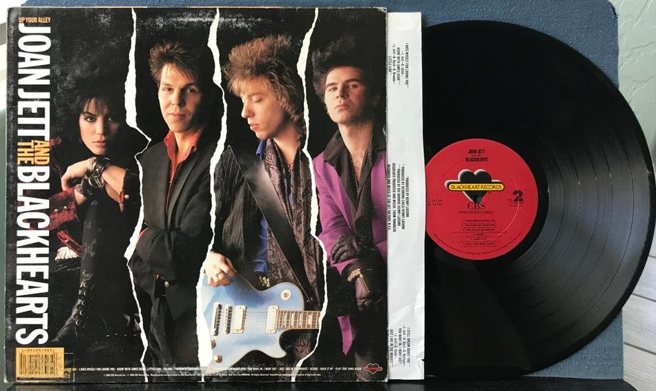 JOAN JETT UP YOUR ALLEY~'81 MASTERDISK DMM AUDIOPHILE PROMO LP~INNER~BLACKHEARTS