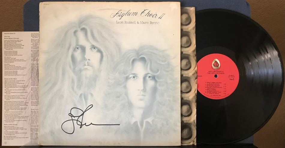 LEON RUSSELL~MARC BENNO~ASYLUYM CHOIR II~SIGNED 1971 SHELTER 1st PRESS w/INSERT