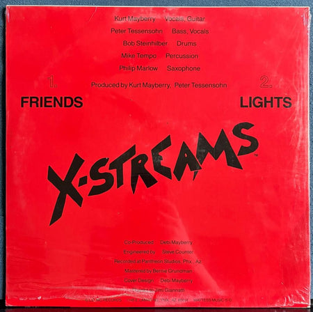 X-STREAMS FRIENDS /LIGHTS~SEALED SLO MO ARIZONA PVT LBL 12-INCH SNGL LP~NEW WAVE