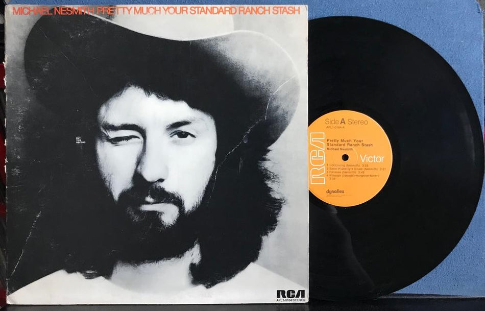 MICHAEL NESMITH PRETTY MUCH YOUR STANDARD RANCH STASH~'73 RCA PROMO LP~FOLK ROCK