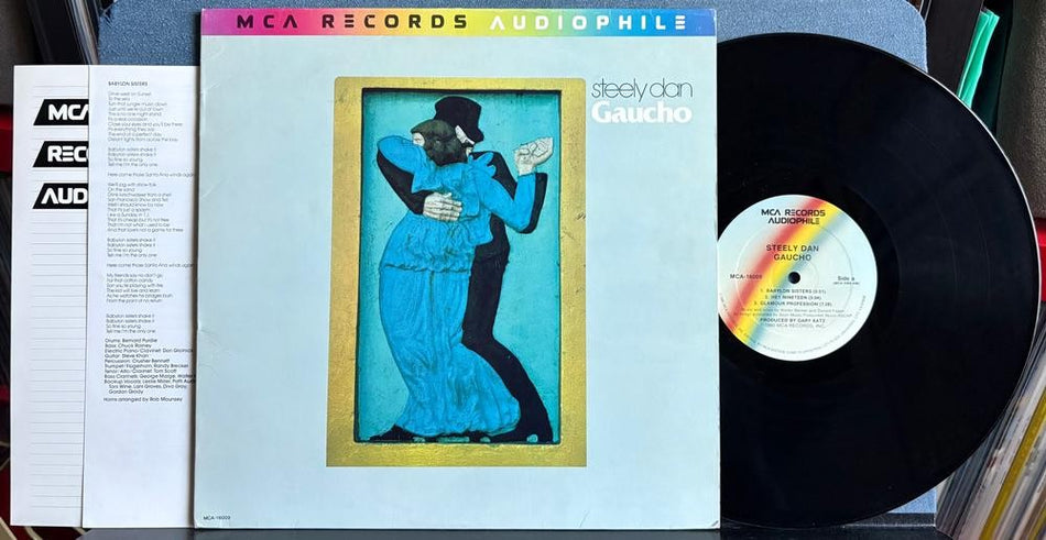 STEELY DAN GAUCHO~1981 MCA RECORDS AUDIOPHILE HALF-SPEED MASTER RE LP w/INSERT