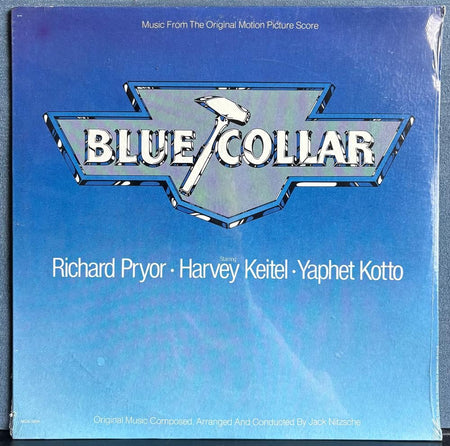 BLUE COLLAR OST~SEALED 1978 MOTION PICTURE SCORE LP~NITZSCHE~PRYOR~KEITEL~KOTTO