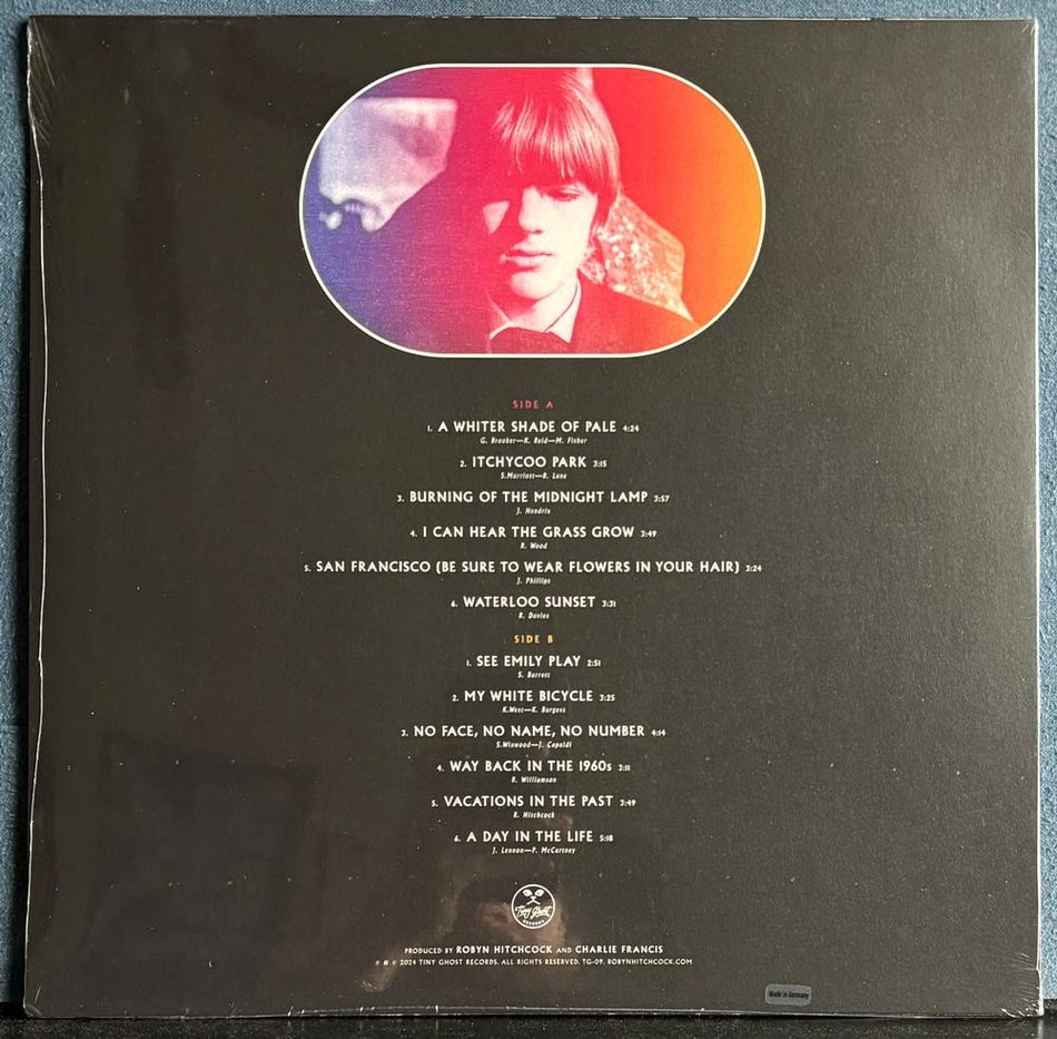 ROBYN HITCHCOCK 1967: VACATIONS IN THE PAST~SEALED YELLOW VINYL LP LIMITED /500