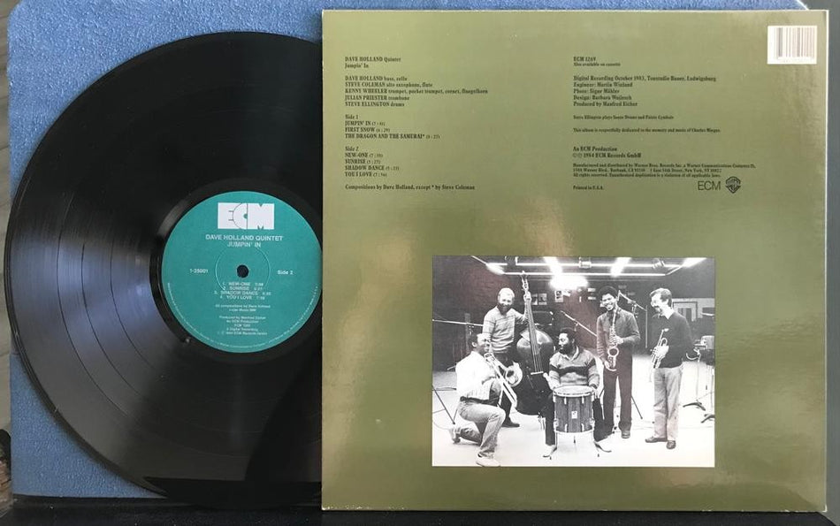DAVE HOLLAND QUINTET JUMPIN' IN~MINT UNPLAYED 1984 ECM QUIEX AUDIOPHILE PROMO LP