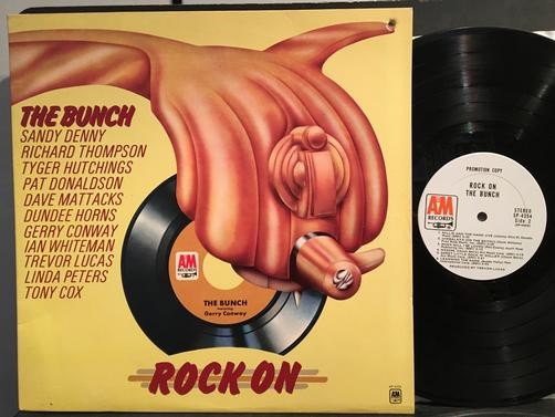 THE BUNCH~RARE 1972 WLP LP~STRONG VG+~SANDY DENNY~RICHARD THOMPSON~MATTACKS