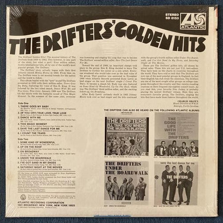 DRIFTERS' GOLDEN HITS~SEALED 1968 ATLANTIC STEREO LP~STAR COLLECTION~FUNK/SOUL