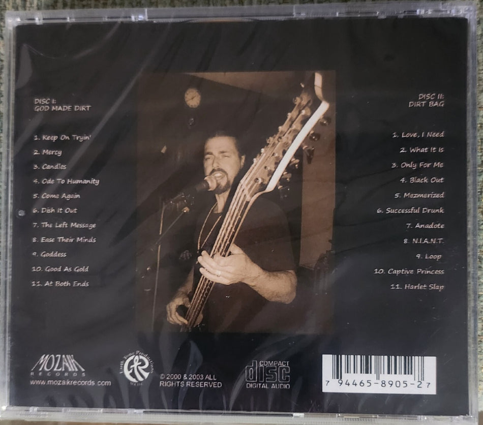 ZEHNN'S DOSE OF EARTH~THE DUST SERIES~DOUBLE CD~GOD MADE DIRT~DIRT BAG~SEALED!!!