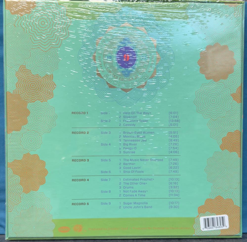 GRATEFUL DEAD BUFFALO MEMORIAL AUD. 5-9-77~SEALED LE/7700 RSD 5LP 180g BOX SET