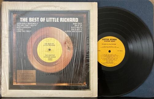 THE BEST OF LITTLE RICHARD~ORIG 1973 SCEPTER RECORDS CITATION SERIES LP w/SHRINK