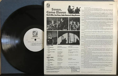 HERB ELLIS AND JOE PASS~SEVEN, COME ELEVEN~VG++ 1974 CONCORD JAZZ FIRST PRESS LP