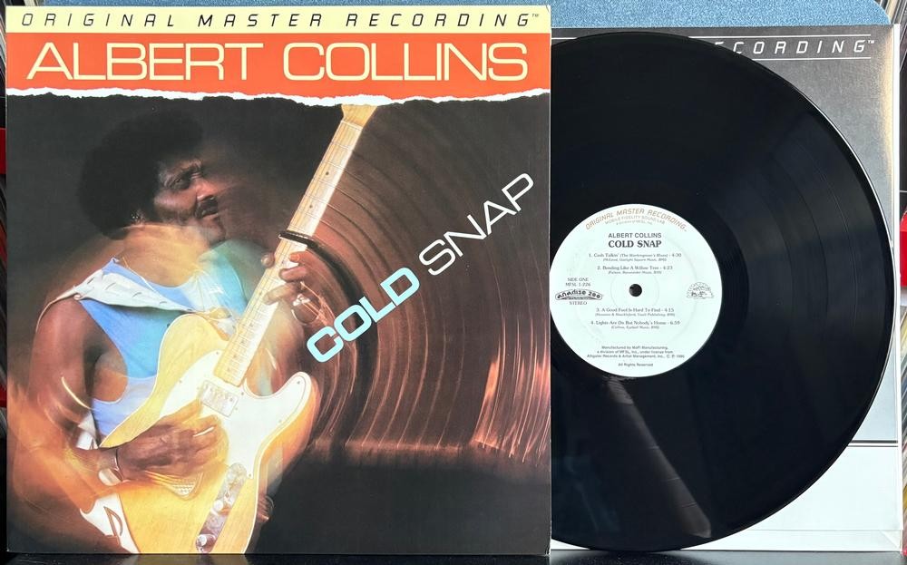 ALBERT COLLINS COLD SNAP~VG++ LIMITED NUMBERED MFSL ANADISQ 200 AUDIOPHILE RE LP