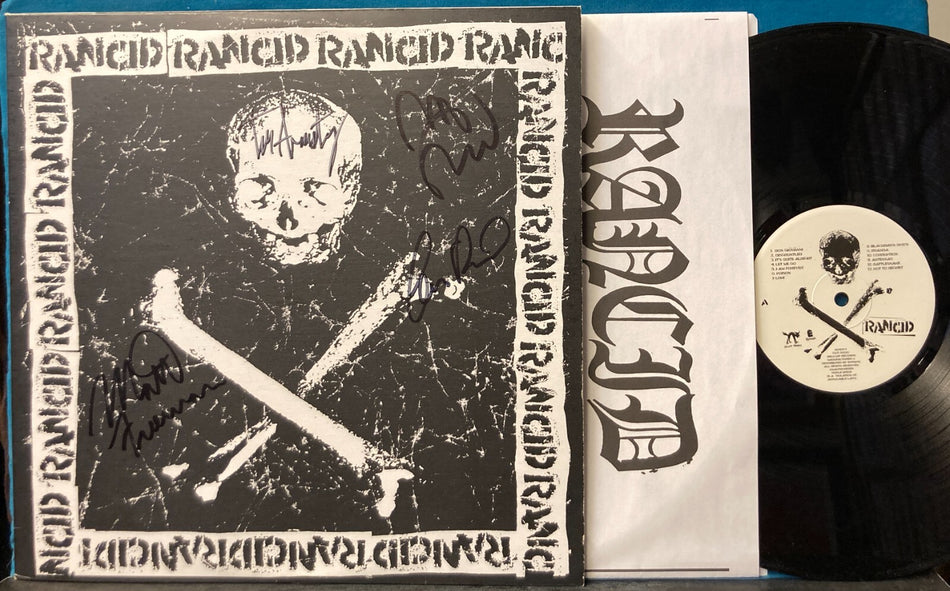 RANCID~SELF TITLED 2000 LP SIGNED BY ALL!~NM & NEVER PLAYED!~INNER~TIM ARMSTRONG