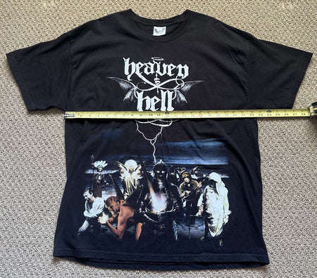 HEAVEN & HELL CONCERT T-SHIRT~2007 TOUR~BLACK SABBATH~XL~BLACK~EXC COND~VINTAGE