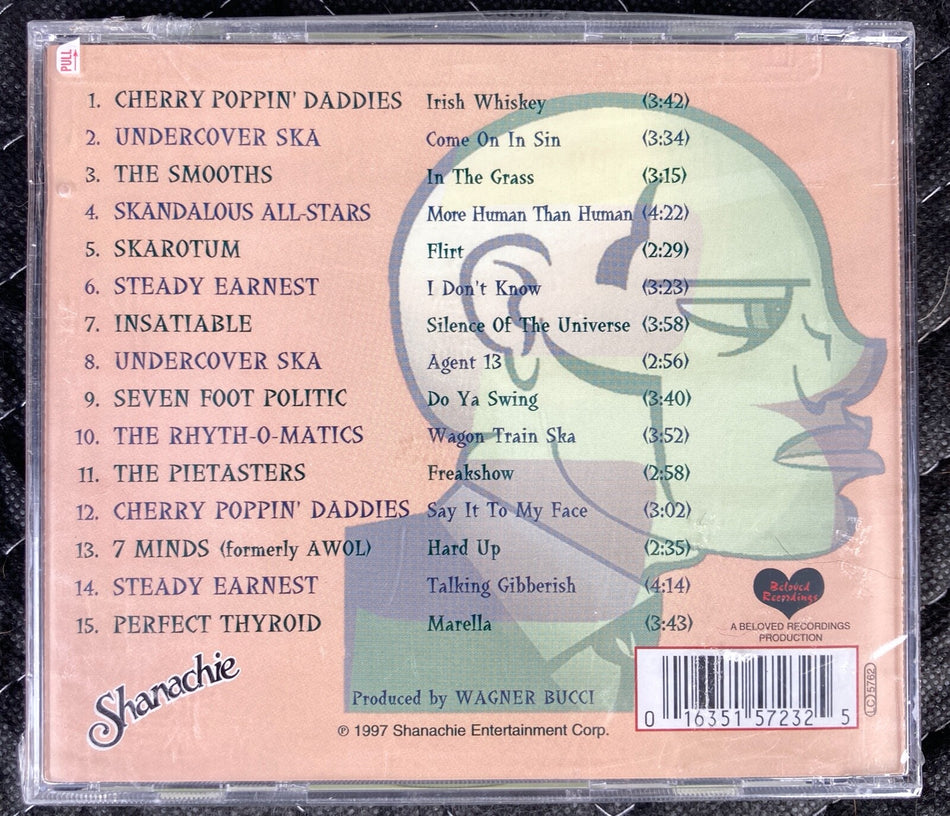 SKA The Third Wave Volume 3~BRAND NEW SEALED ORG 1997 SHANACHIE CD~CHERRY POPPIN