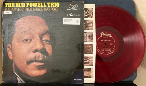 THE BUD POWELL TRIO~1962 MONO FANTASY REISSUE LP~TRANSLUCENT RED~MINGUS~ROACH