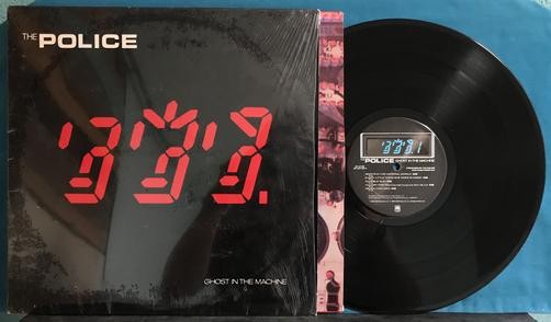 POLICE GHOST IN THE MACHINE~SVG+ 1981 STERLING LP~SHRINK~INNER~NO BARCODE~STING