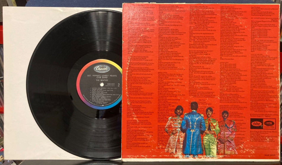 BEATLES SGT PEPPERS LONELY HEARTS CLUB BAND~RARE MONO 1st PRESS~LBL ERRS~INSERT