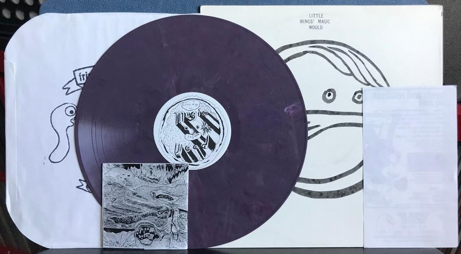 JUSTIN CLIFFORD RHODY~LITTLE WINGS~ME VS EVIL/MAGIC WOOD SPLIT~#'D PURPLE VINYL