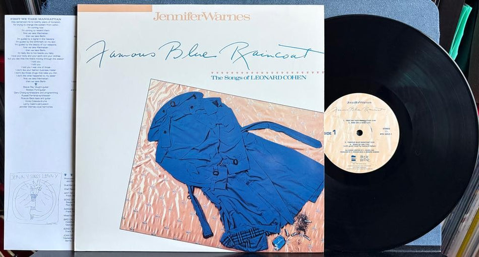 JENNIFER WARNES FAMOUS BLUE RAINCOAT~LEONARD COHEN~NM- '97 180g AUDIOPHILE RM LP