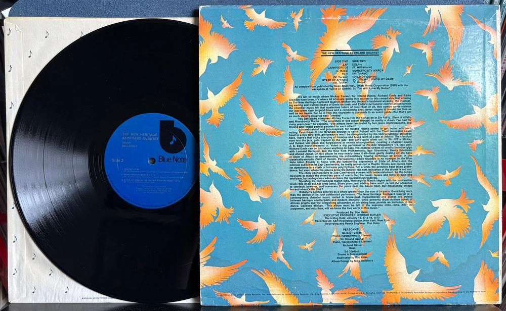 THE NEW HERITAGE KEYBOARD QUARTET SELF-TITLED 1973 BLUE NOTE LP~SOUL-JAZZ~FUSION