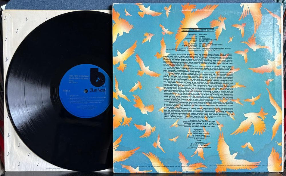 THE NEW HERITAGE KEYBOARD QUARTET SELF-TITLED 1973 BLUE NOTE LP~SOUL-JAZZ~FUSION
