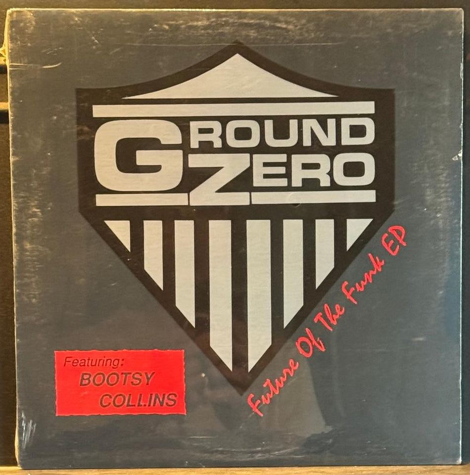 GROUND ZERO FUTURE OF THE FUNK~SEALED 1991 EP w/BOOTSY COLLINS~HIP-HOP