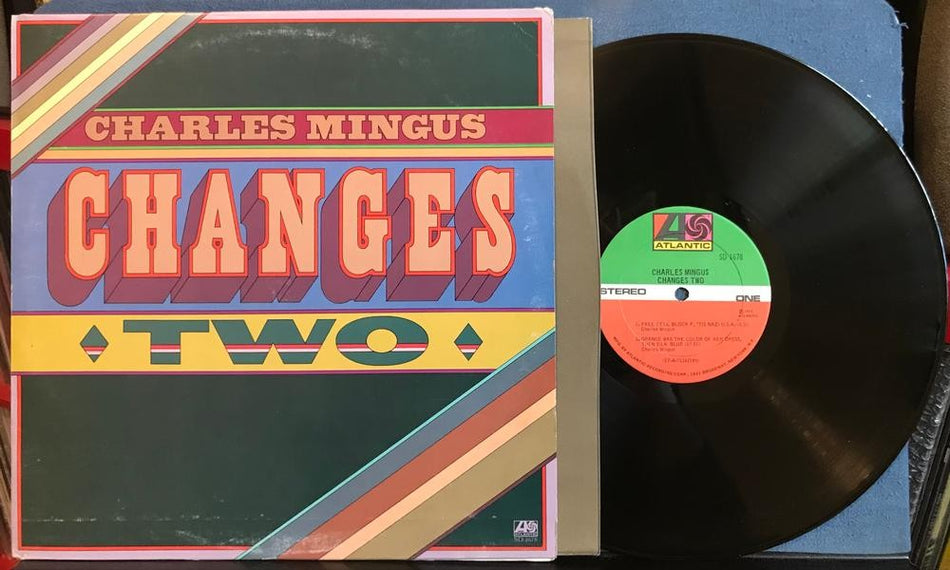 CHARLES MINGUS CHANGES TWO~NM- ORG 1975 ATLANTIC PRC RICHMOND 1st PRESS LP~JAZZ