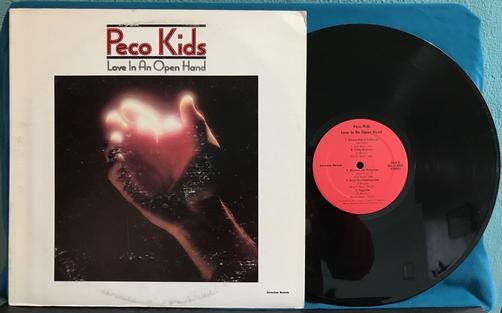 PECO KIDS LOVE IN AN OPEN HAND~ORIG 1977 LP~SORRENTINO~NASHVILLE~DICK MONDA