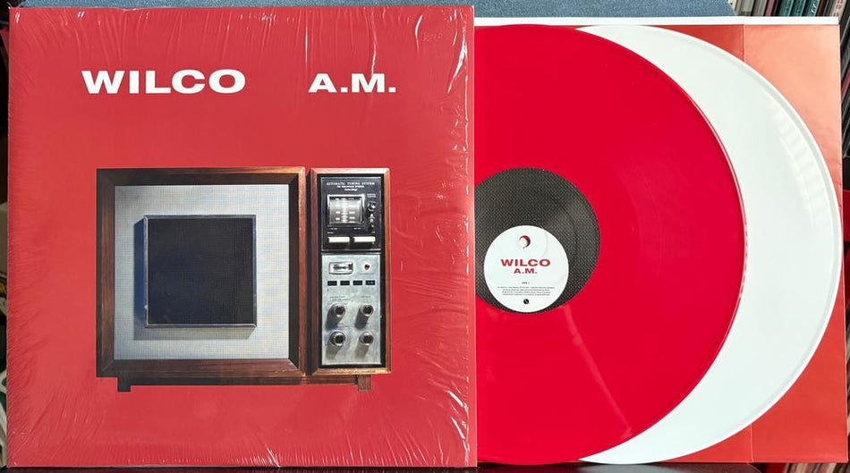 WILCO A.M.~RARE NM 2017 DELUXE EDITION RED WHITE VINYL 2-LP RE LMTD /2500 COPIES