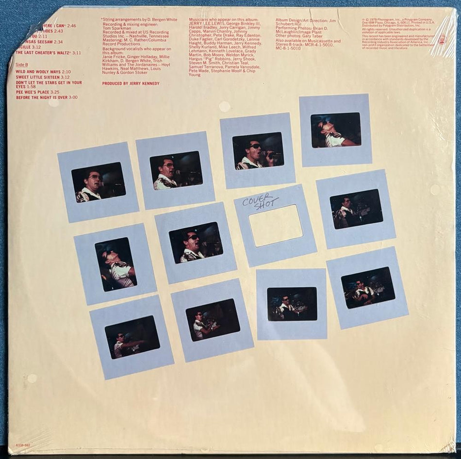 JERRY LEE LEWIS KEEPS ROCKIN'~SEALED ORIG 1978 MERCURY LP w/CUTOUT~ROCK AND ROLL