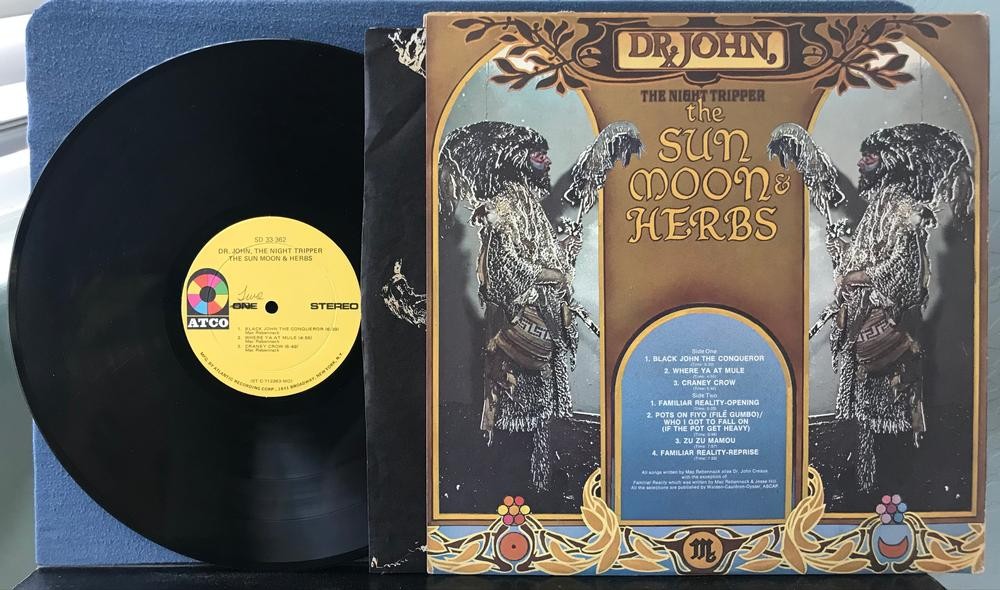 DR. JOHN NIGHT TRIPPER~SUN MOON AND HERBS~1971 ATCO MONARCH 1st PRESS LP w/INNER
