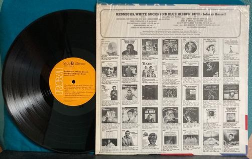 JOHNNY RUSSELL~REDNECKS WHITE SOCKS + BLUE RIBBON BEER~1973 RCA LP~SHRINK~1S/1S