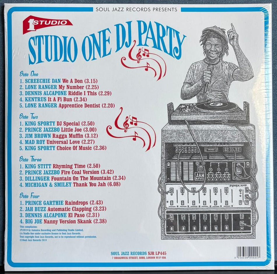 STUDIO ONE DJ PARTY~SEALED 2019 SOUL JAZZ RECORDS UK 2LP COMPILATION~ROOT REGGAE