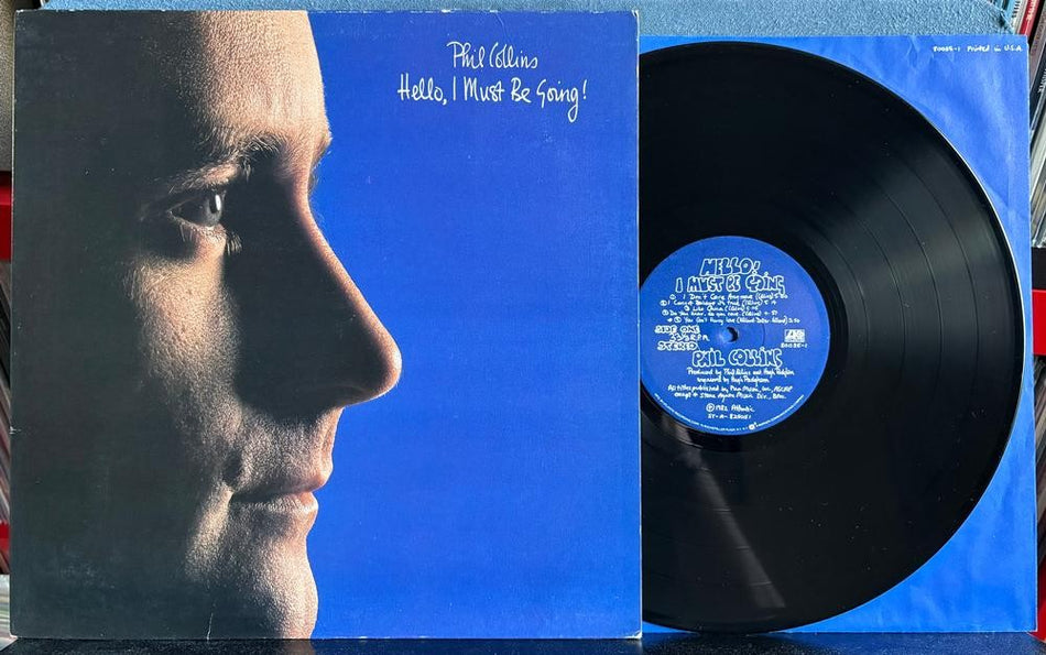 PHIL COLLINS HELLO I MUST BE GOING!~NM ORIG 1982 ATLANTIC LP w/INNER~TOWN HOUSE
