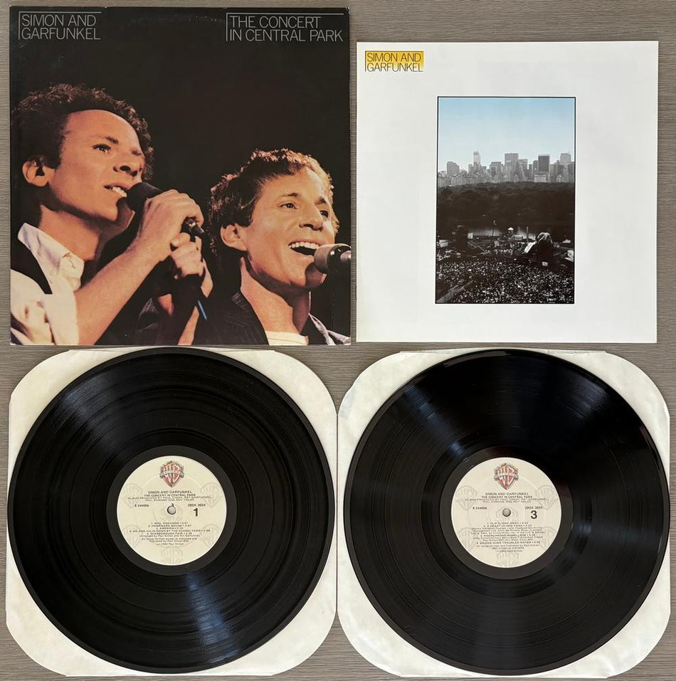 SIMON AND GARFUNKEL CONCERT IN CENTRAL PARK~NM- 1982 RCA CLUB EDITION 2LP w/BOOK