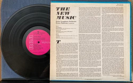 STOCKHAUSEN/PENDERECKI/BROWN/POUSSEUR/MADERNA~ROME SYMPHONY ORCH~NEW MUSIC RE LP