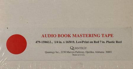 SEALED 7" AMPEX / QUANTEGY 479 LOW PRINT AUDIO REEL TO REEL TAPES~14 AVAILABLE