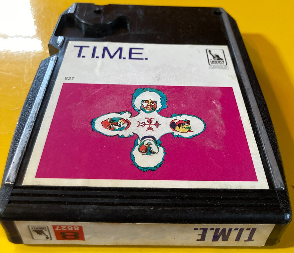 RARE T.I.M.E. SELF TITLED SONIC SPECTRUM 8-TRACK TAPE~EXC CONDITION~LIBERTY 8827