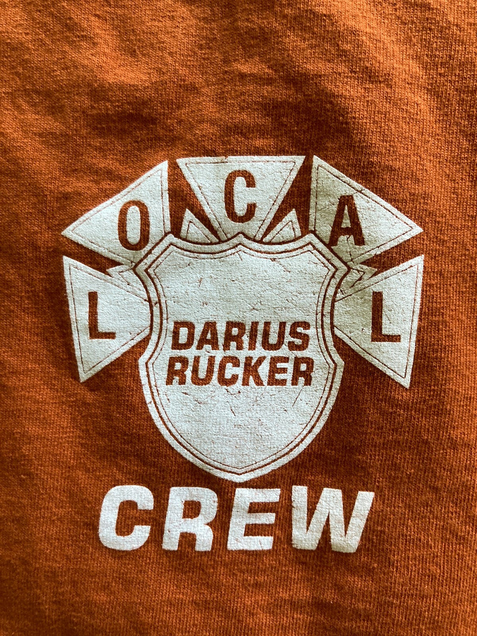 DARIUS RUCKER LOCAL CREW TOUR SHIRT~2016 PHX~2-SIDED~BURNT ORANGE~XL~HOOTIE~CNTY