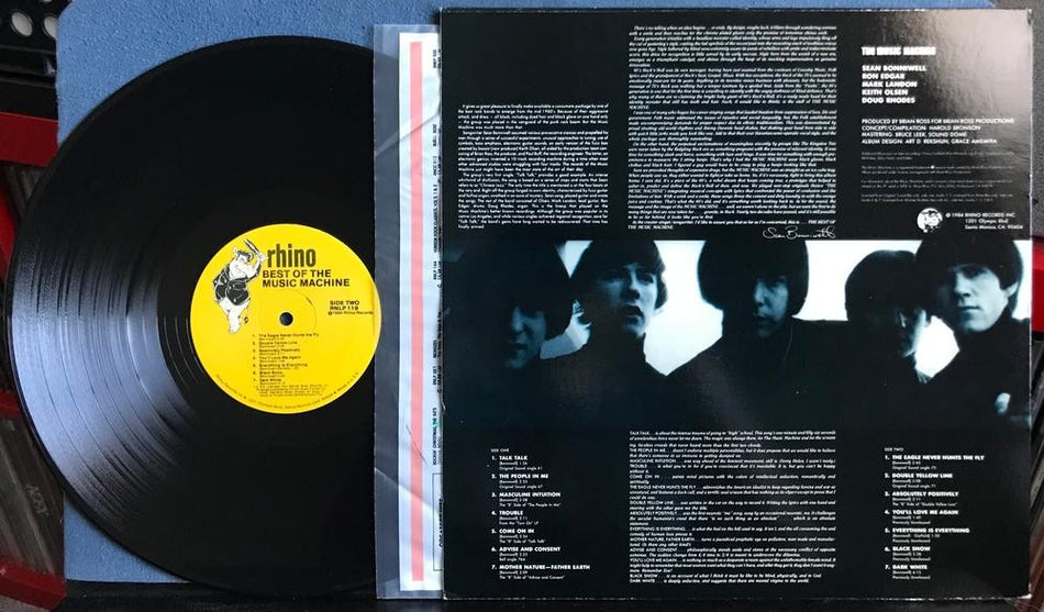 BEST OF THE MUSIC MACHINE~NM- 1984 RHINO COMP LP~QUIEX AUDIOPHILE~GARAGE~PSYCH