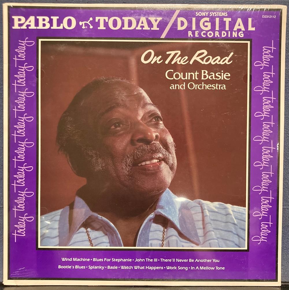COUNT BASIE & ORCHESTRA ON THE ROAD~SEALED 1980 PABLO RECORDS LP~PINK/RED VINYL?