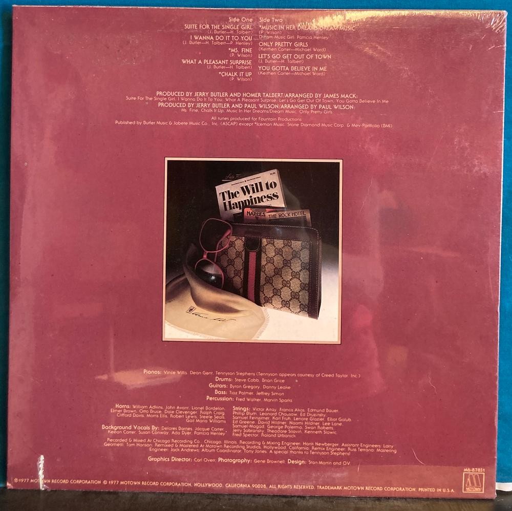 JERRY BUTLER SUITE FOR THE SINGLE GIRL~SEALED OG 1977 MOTOWN LP~SOUL~IMPRESSIONS