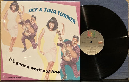 IKE AND TINA TURNER IT'S GONNA WORK OUT FINE~NM 1986 EMI COMP LP w/SHRINK~ALLIED