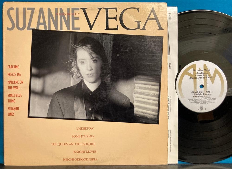 SUZANNE VEGA 1985 S/T LP~RARE QUIEX AUDIOPHILE~INNER~STERLING~INDY~ERROR COVER