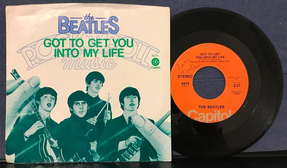 BEATLES~GOT TO GET YOU INTO MY LIFE / HELTER SKELTER~1976 CAPITOL 7-INCH SINGLE